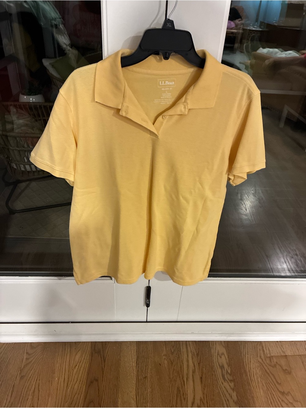 L.L. Bean Yellow Polo Shirt